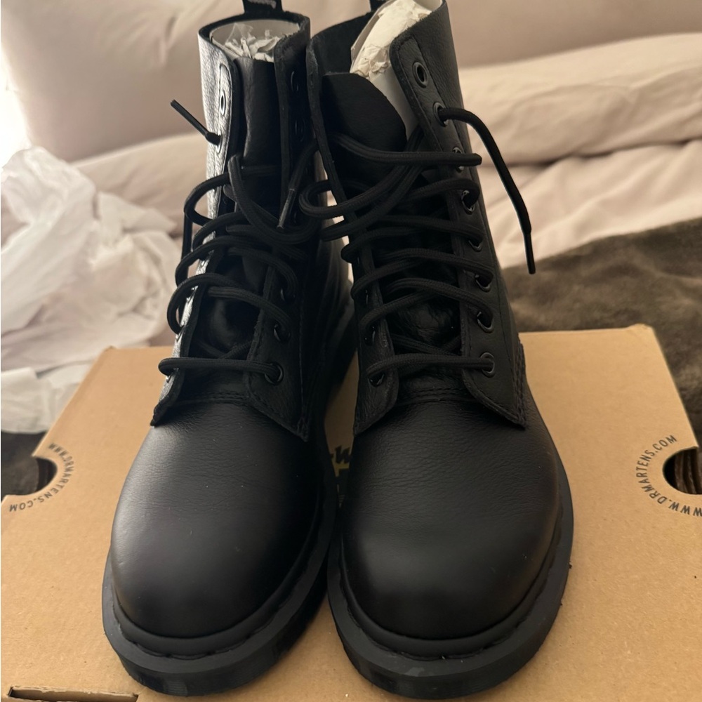 Dr. Martens Black Pascal Mono Boots